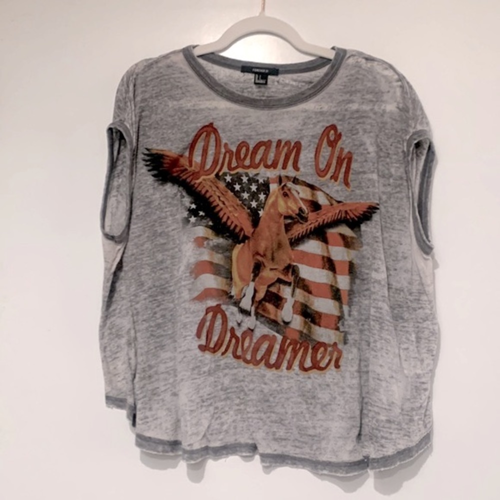 FOEVER21 EDGY TEE